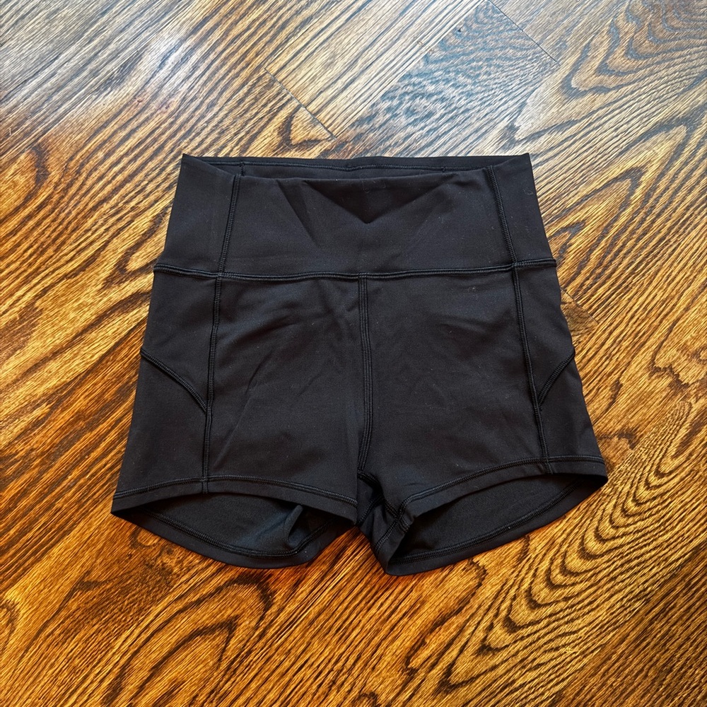 Lululemon Black Biker Shorts